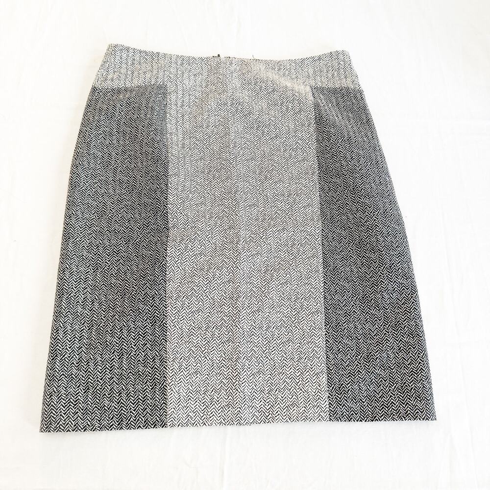 Rachel Roy Patterned Pencil Skirt Asymmetric Form Fitting Design Size 8